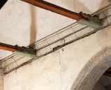 Décor d'architecture : 6 sablières, 6 entraits