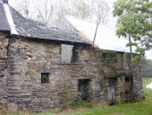 Alignement de trois maisons, la Chapelle de Gavrain (Renac)