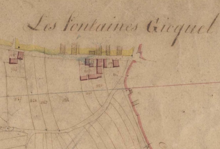 Écart des Fontaines Gicquel, impasse des Fontaines Gicquel (Binic fusionnée en Binic-Etables-sur-Mer en 2016)