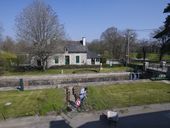 Canal de Nantes à Brest, site de l'écluse n° 25, la Hataie (Malestroit)