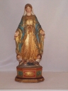 Statue, socle (statuette) : Immaculée Conception