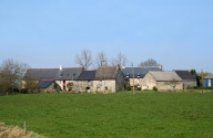 Alignement de maisons, les Rues Foulon (Paimpont)