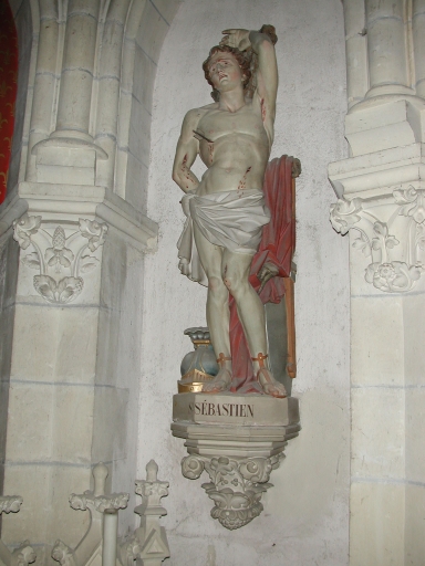 Statue sur culot : Saint Sébastien