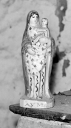 Statuette : Vierge à l'Enfant, chapelle, La Pinderie (Bazouges-la-Pérouse)