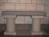 Ensemble de 3 autels secondaires et leur degré