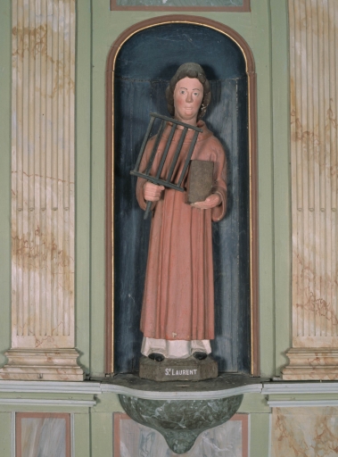 Statue de saint Laurent