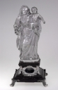 Statue-reliquaire (statuette) : Vierge à l'Enfant