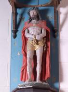 Statue : Christ aux outrages, Eglise Saint-Jean-Baptiste (Lannéanou)