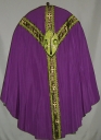 Ornement violet 1 : chasuble, étole