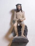 Statue : Christ aux liens assis, Eglise Saint-Pierre (Guiclan)