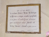 Tableau commémoratif