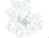 Les maisons et les fermes sur la commune de Pacé
