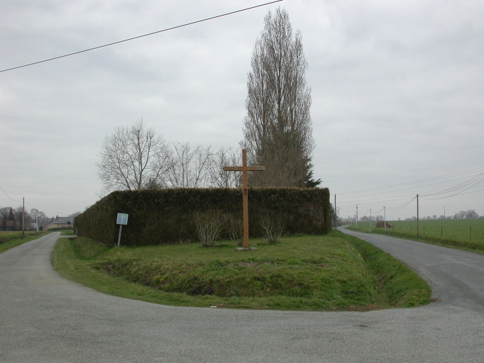 Croix de chemin, la Croix rouge (Nouvoitou)