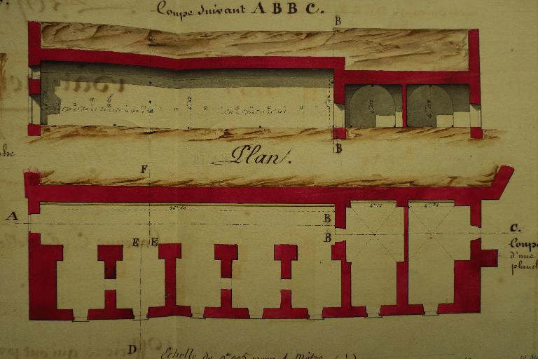 Caserne à l'épreuve, citadelle de Belle-Île-en-Mer (Le Palais)