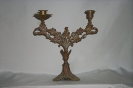 Chandelier d'autel, la Chapelle des Domaines (Maure-de-Bretagne fusionnée en Val d'Anast en 2017)