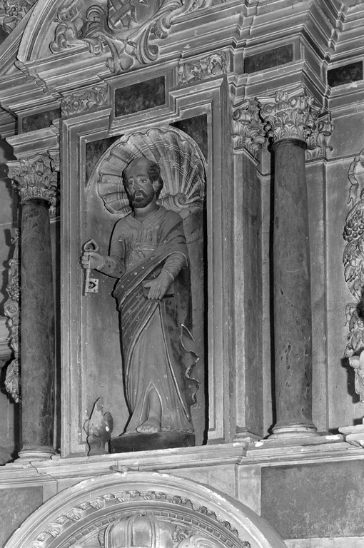 Statue de saint Pierre (Dompierre-du-Chemin fusionnée en Luitré-Dompierre en 2019)