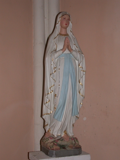 Statue : Vierge, dite Notre-Dame de Lourdes