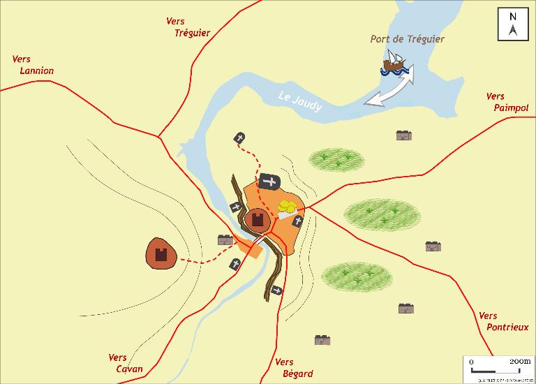 Présentation de la commune de La Roche-Derrien (fusionnée en La Roche-Jaudy en 2019)