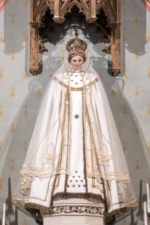 Statue : Notre-Dame du Roncier, basilique Notre-Dame-du-Roncier, Josselin