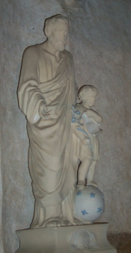 Statue : Saint Joseph et l'Enfant