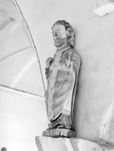 Statue (d'applique, petite nature) : saint Bieuzy, église paroissiale Saint-Pierre, Saint-Paul (Malguénac)