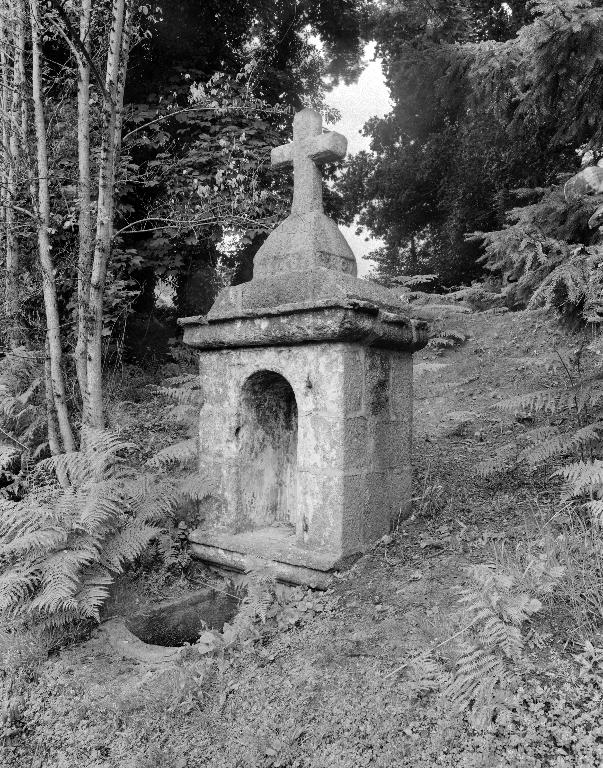Fontaine de dévotion Sainte-Brigitte, Moulin du Châtel (Plounévez-Lochrist)