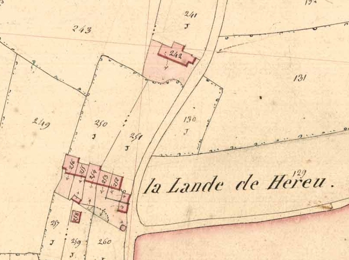 Ecart, la Lande de Héreu (Saint-Aubin-du-Pavail fusionnée en Châteaugiron en 2017)