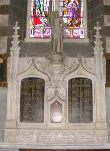 Tableau commémoratif des morts de la guerre 1914-1918