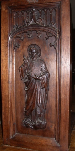 Chaire à prêcher, actuellement autel face aux fidèles