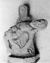 Ensemble de trois statues : Vierge de Pitié, sainte Marie Madeleine, sainte femme
