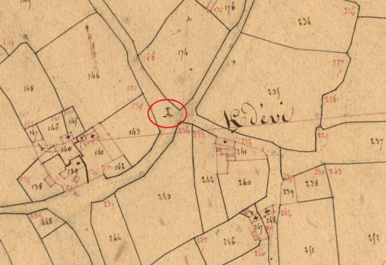 Croix de chemin, Kerdévi (Plougar)