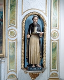 Statue (petite nature) : saint Gilles