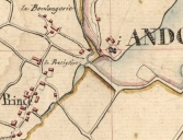 Agglomérations : bourgs et villages sur la commune d'Andouillé-Neuville