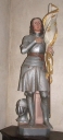 Statue sur socle : Sainte Jeanne d'Arc