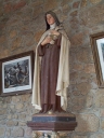 Statue, socle (grandeur nature) : sainte Thérèse de Lisieux