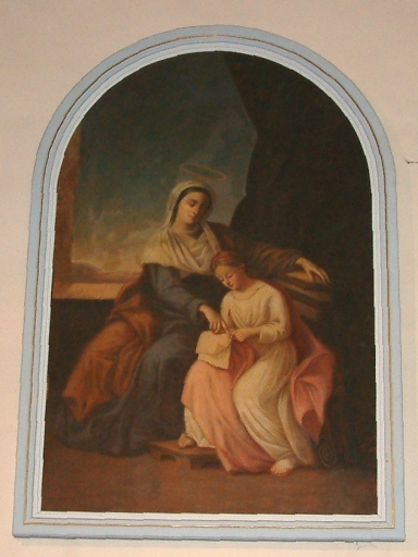 Tableau représentant l'Education de la Vierge