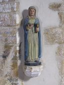 Statue : Sainte Femme, chapelle Sainte-Suzanne (Sérent)