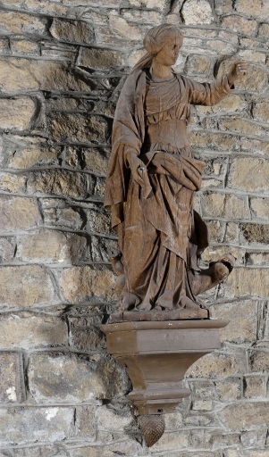 Statue sur culot : Sainte Marguerite d'Antioche