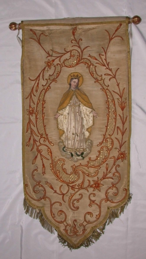 Bannière de procession : Immaculée Conception
