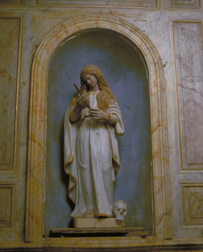 Statue : sainte Marie-Madeleine, Chaumeray (Guipry fusionnée en Guipry-Messac en 2016)