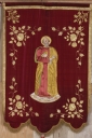 Bannière de procession : Saint Pierre ; Saint Joseph et l'Enfant Jésus
