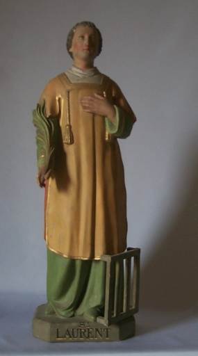 Statuette : saint Laurent