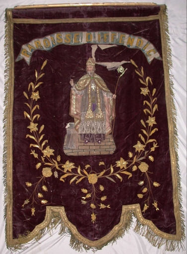 Bannière de procession paroissiale : Saint Eloi, Sainte Anne d'Auray