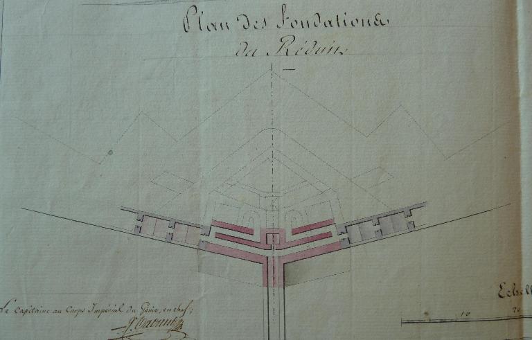 Réduit H, enceinte urbaine (Le Palais)