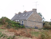 Maisons, alignement de trois logis, Tos-Crec'h (Pleubian)