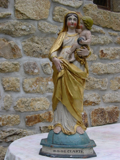 Statue de procession (demi-nature) : Vierge à l'Enfant