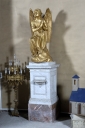 Paire de statues sur socle : Anges