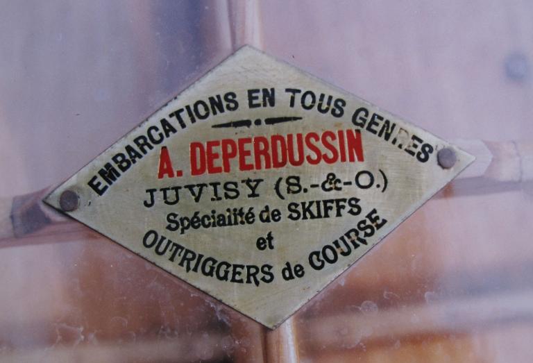 Canot à avirons dit La Fanny