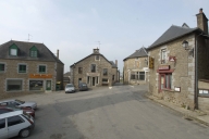 Le village de Montours (Montours fusionnée en Les Portes du Coglais en 2017)