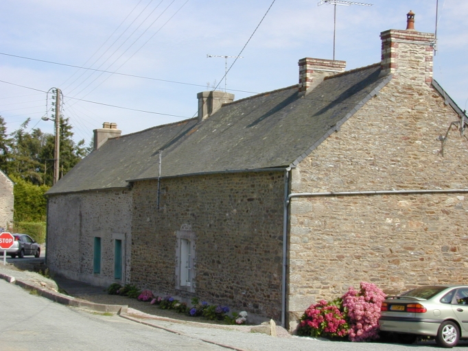 Alignement de maisons, rue de la Gandrais (Le Minihic-sur-Rance)